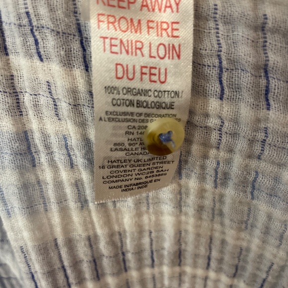 Organic Cotton Waffle Style Long Sleeve Blouse - Picture 7 of 7